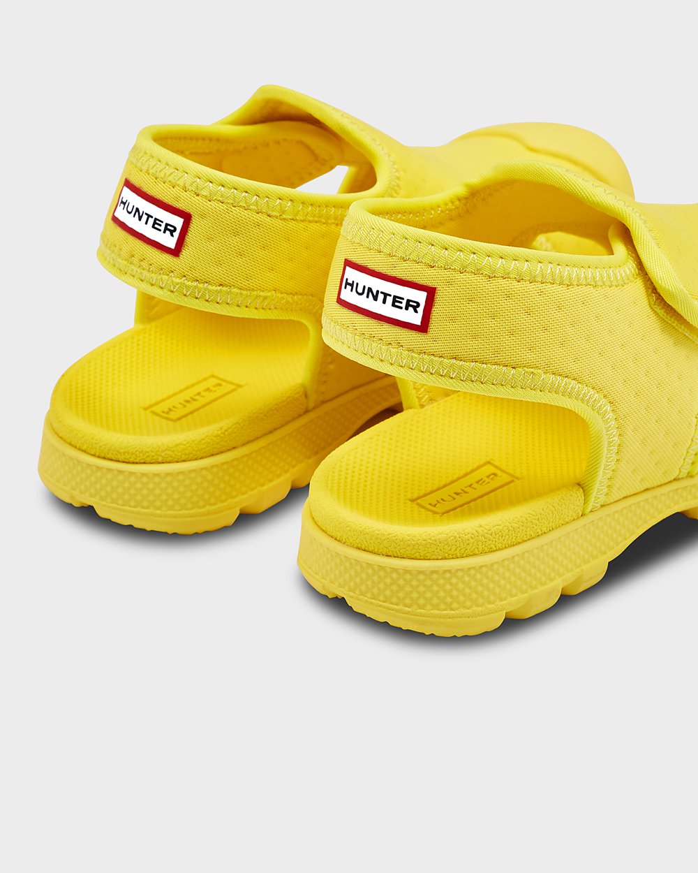 Kids Sandals - Hunter Original Little Outdoor Walking (34CKPDGZS) - Yellow